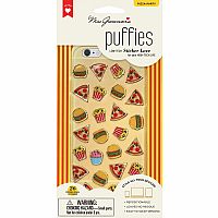 Pizza Party Puffies Stickers