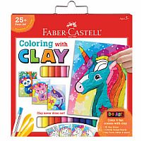 Coloring with Clay Unicorn