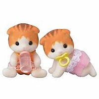 Calico Critter Maple Cat Twins