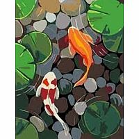 Artwille Paint By Number Koi Pond